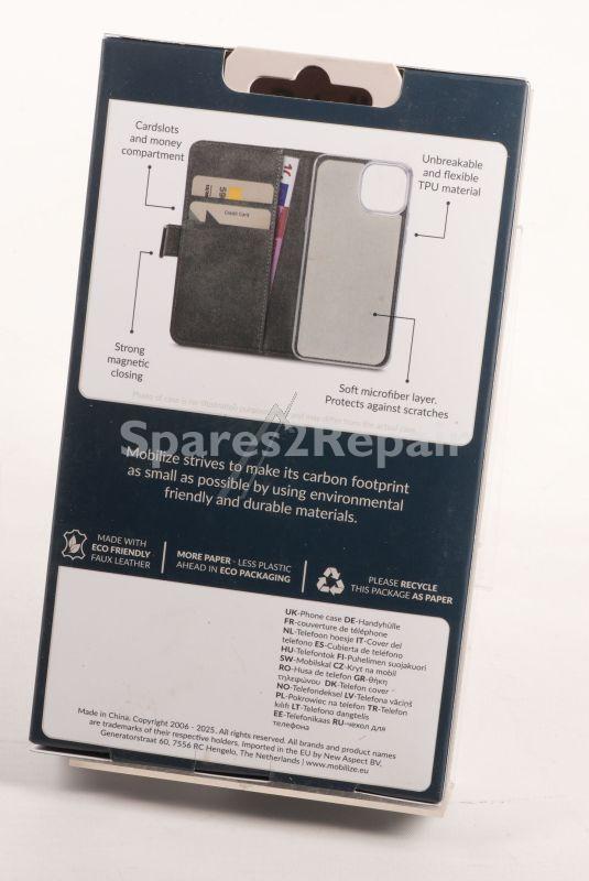 Mobilize Leather Bag Gsm - 82098 Mobilize Classic Gelly Wallet Book Case Motorola Edge 70 Fusion Black