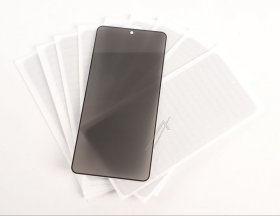 Mobilize Display Protective Film - 75033 X-guard Display Protective Film - Privacy Black Frame - Galaxy S25 Edge 5g (10-pack Loose)