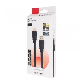 Erard Hdmi Cable - 7880 Hdmi Cable A M-m - 2m - Perform - 4k-60fps Hdr 4:4:4 - Black Pvc Sheath - Gold Shelvable Carton