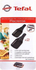 Raclette Pan - Xa400202 2 Small Square Cups 188x92mm - Raclette Cups [Groupe SEB]