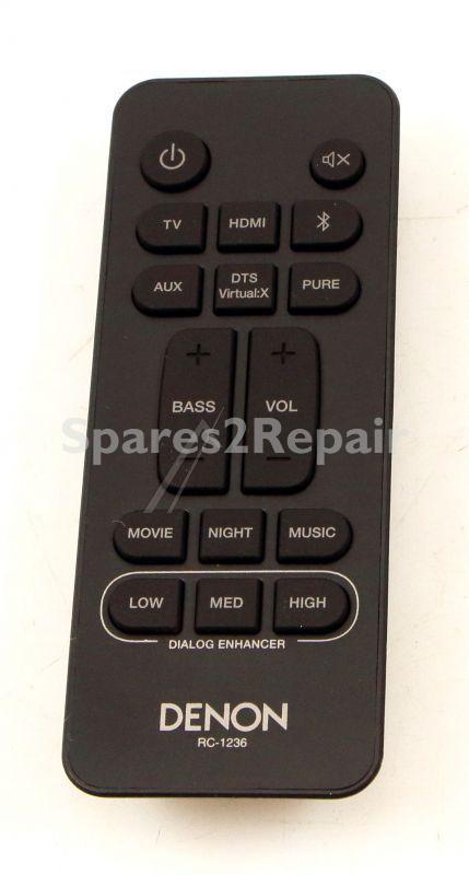 Sound United Ir remote Control - Rc1236 919307102340s Remote Control