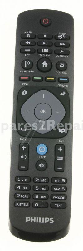 Tp Vision Ir remote Control - 398gr08bephn0016ht 996596005615 Remote Philips Ykf345-004 English
