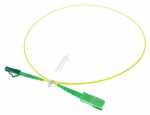Logilink Optical Plug/optical Plug - Fibre Simplex Patch Cord, Os2 Sm G.657.a2, Sc-apc To Lc-apc, 0.5 M