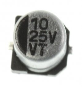 Electrolytic - 10uf-25v 30063253 Cap Elch 10µf 25v M 105° 30ma 4x5 4 Rohs [Vestel]