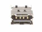 Samsung Usb socket - 3722-003248 Jack Usb 4p-1c(w-l) ni-pd-au-sn blk str