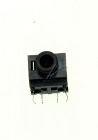 Samsung Headphone Jack - 3722-002680 Jack-ear Phone 6p nisn blk angle