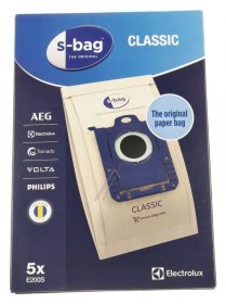 Vacuum Cleaner Bags - E200s 9001684621 Classic Dust Bags X 5 [Electrolux Aeg]