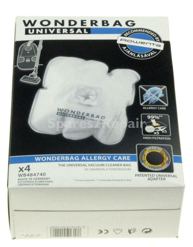 Vacuum Cleaner Bags - Wb484740 Bag Wonderbag Allergy Care X4 [Groupe SEB]