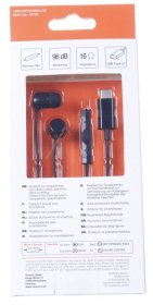 Vivanco Headset - Wevvsp10usbc-bk 61752 In-ear Headphones With Usb-c Connector