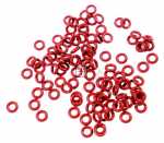 Jura O-rings - Druckschlauchdichtung 3,4x1,9 Rot 1ve = 100 StÜck - 68057