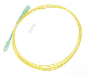 Logilink Optical Plug/optical Plug - Fibre Simplex Patch Cord, Os2 Sm G.657.a2, Sc-apc To Sc-apc, 3 M