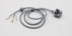 Mains Power Lead - C00728413 488000728413 Power Cord With Plug Uk [Whirlpool Indesit]