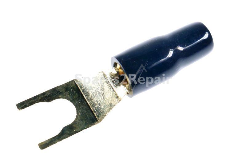 Inakustik Fork Cable Socket - Premium Kabelschuh 6-8mm - 4mm² Bulk, Schwarz