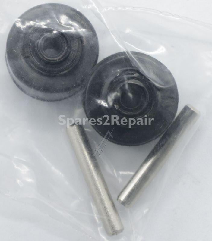 Roller - 140223147012 Wheel Front With Shaft [Electrolux Aeg]