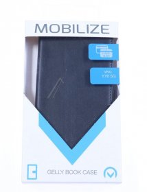 Mobilize Leather Bag Gsm - 28314 Mobilize Classic Gelly Wallet Book Case Vivo Y76 5g Black