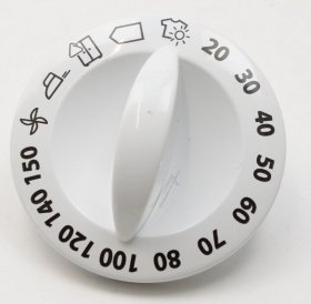 Control Knobs - C00511670 488000511670 Programme Knob Led Global White [Whirlpool Indesit]