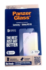 Panzerglass Display Protective Film - 7335 Panzerglass Screen Protector Samsung Galaxy A25 5g | Ultra-wide Fit W Easyaligner
