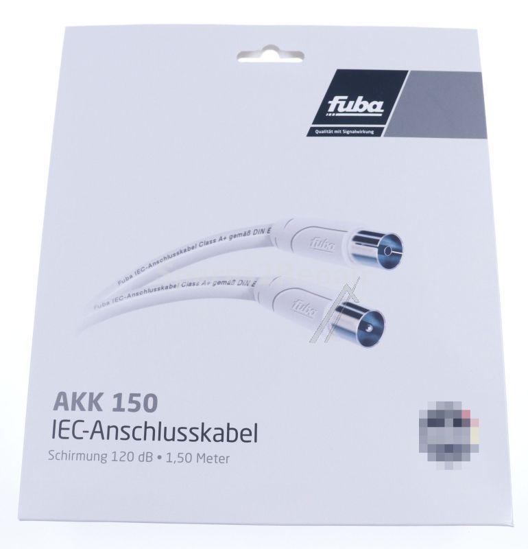 Fuba Aerial Connecting Cable - Akk 150 Akk 150 Iec Connection Cable 1.50m
