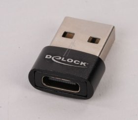 Delock Cable/plugs/adapter - Usb 2.0 Adapter Usb Typ-a Stecker Zu Usb Type-c Buchse Schwarz