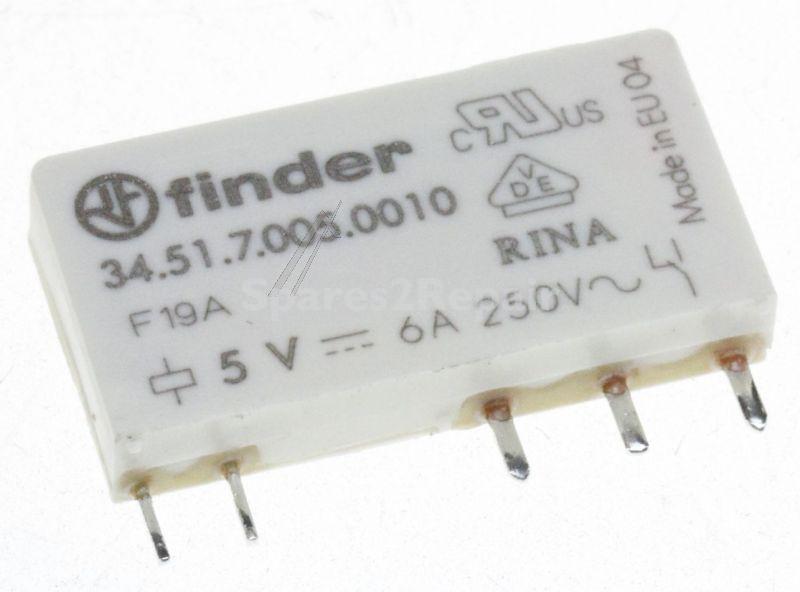Finder Pcb Relay To 6v - 5vdc 6a-250vac 34 51 7 005 0010 Relay Finder