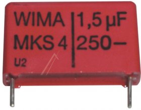 Wima Mks4 Pulse Capacitor - 1 5uf-250v Mks4f041505d00kssd Mks4 Cond Met Rm22 5