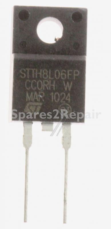 Stmicroelectronics Diode - 600v-8a Stth8l06fp Diode Ultrafast 105ns To-220f