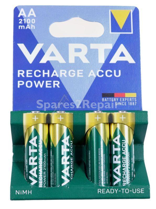 Varta Aa-size / Rechargeable Battery - 56706 1 2v-2100mah Nimh Mignon Consumer Varta Blister Pack Of 4 - HR06