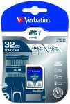 Verbatim Memorycard - 32gb Secure Digital Card Sdhc Pro Uhs-3 32gb Class 10