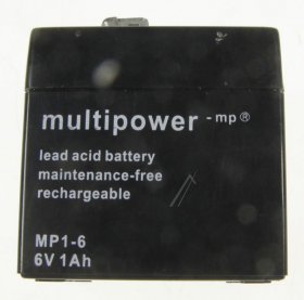 6,0v Lead Batteries - 6,0v-1,0ah Lead Battery 51x42x51mm. Multipower