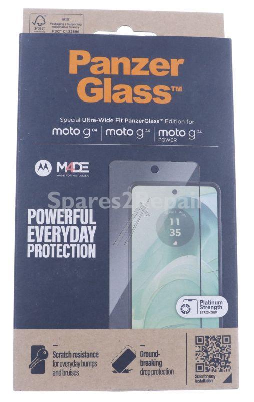 Panzerglass Display Protective Film - 6585 Panzerglass Screen Protector Motorola Moto G04 | G24 | G24 Power | Ultra-wide Fit