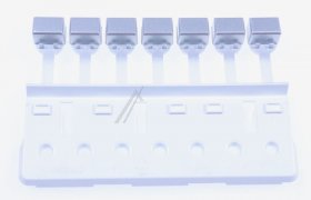 Switch Set - C00517482 488000517482 Knob Options Opt7 Sil 16 Bk [Whirlpool Indesit]