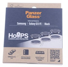 Panzerglass Display Protective Film - 0460 Panzerglass Hoops Camera Lens Protector Samsung Galaxy S23 Fe | Black