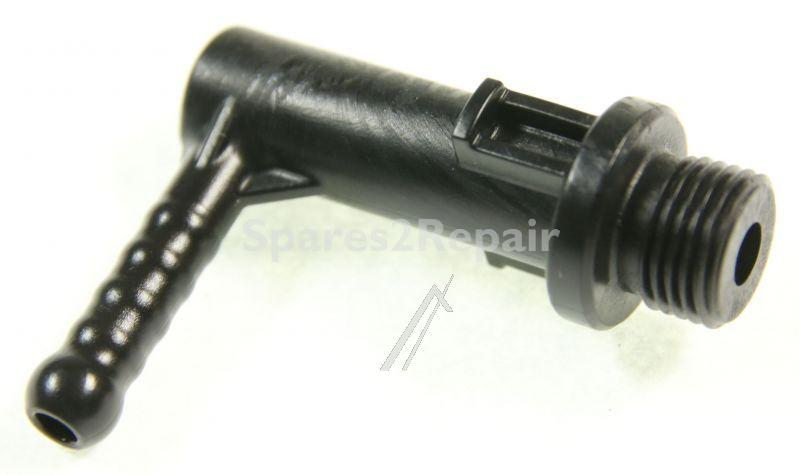 Saeco Connection Parts - 17002000 996530073739 Blk Pump Outlet Ch12 90° Connector Cst