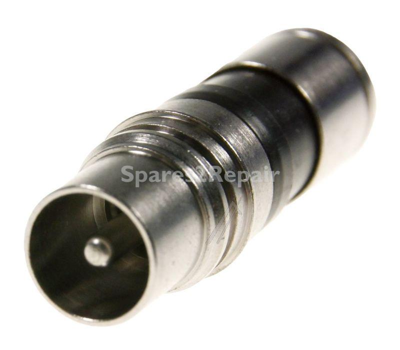 Fuba Coaxial Connector - Ovz 076 Hq Coaxial Compression Plug Hq Ext.:7,1mm (Ø :4,6mm), Black