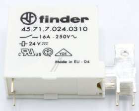 Finder Pcb Relay To 24v - 24vdc 16a-250vac Relay With Dc Coil 24v Finder