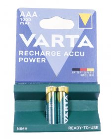 Varta Microcell-battery 1.2v - Hr3 5703301402 1 2v-1000mah Rechargeable Batteries Nimh Aaa Varta 2x Pcs