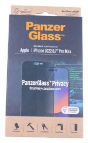 Panzerglass Display Protective Film - P2774 Panzerglass Privacy Screen Protector Apple Iphone 14 Pro Max Ultra-wide Fit