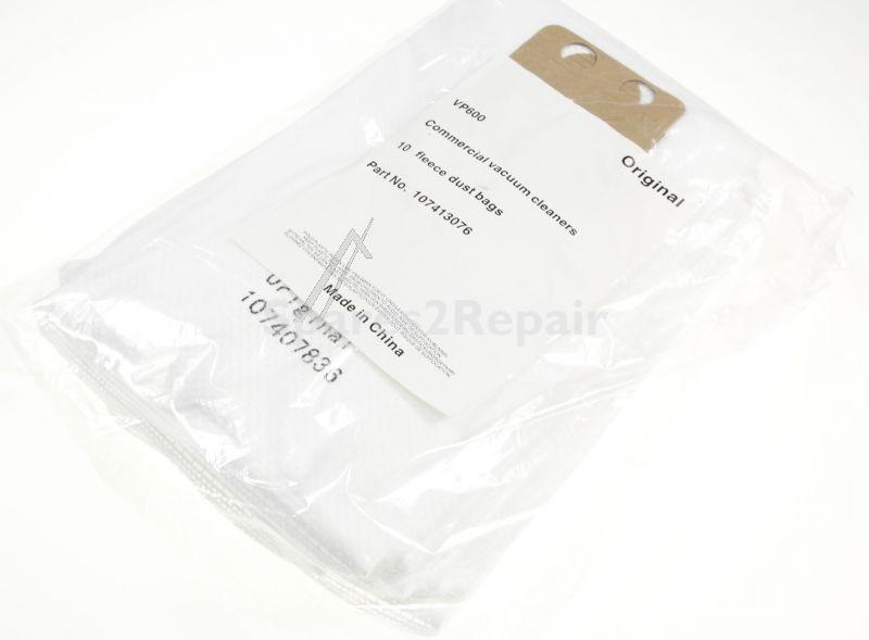 Nilfisk Vacuum Cleaner Bags - 107413076 Dustbag Vp600 Fleece 10 Pieces
