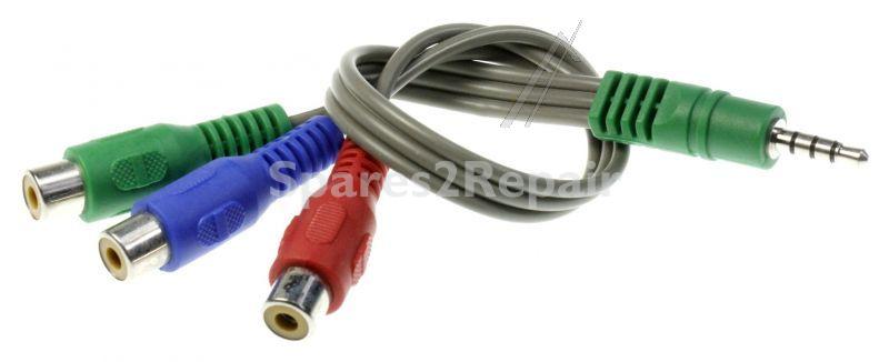 Vestel Cable-plugs-adapter - 30075629 Cable Stereotorca 15cm R-b-g (ypbpr) New Pa