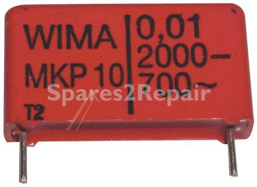 Wima Pulse Capacitors - 0 01uf-2000v Mkp1u021004d00kssd Mkp10 Impulse Capacitor Rm=22 5mm