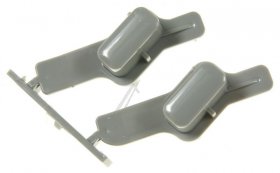 Power Button - C00398498 481071427481 Button Start-reset Silver [Whirlpool Indesit]