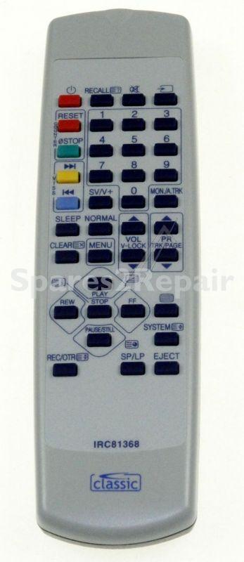 Classic Classic 1 To 1 Remote Controls - Irc81368 Remote Control Classic Tv-vcr Combi