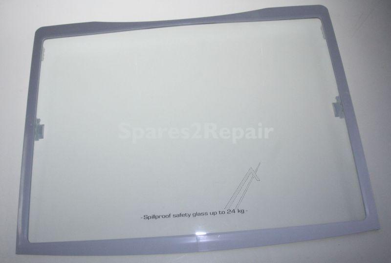 Haier Glass Panel - 0060810246 49053659 Glass Shelf With Plastic Frame For Wine
