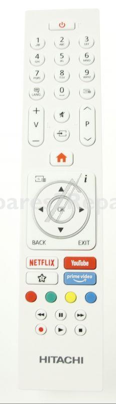Vestel Ir-remote Control - R-c 43135p R-c 43135p Adaptable For Hitachi (gray-s)(white-p)