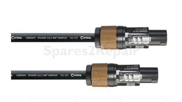 Cordial Neutrik Speaker Plug/speaker Plug - Ls-lead Speakon 2 Pin- Speakon 2pin, Neutrik Plug, 5m