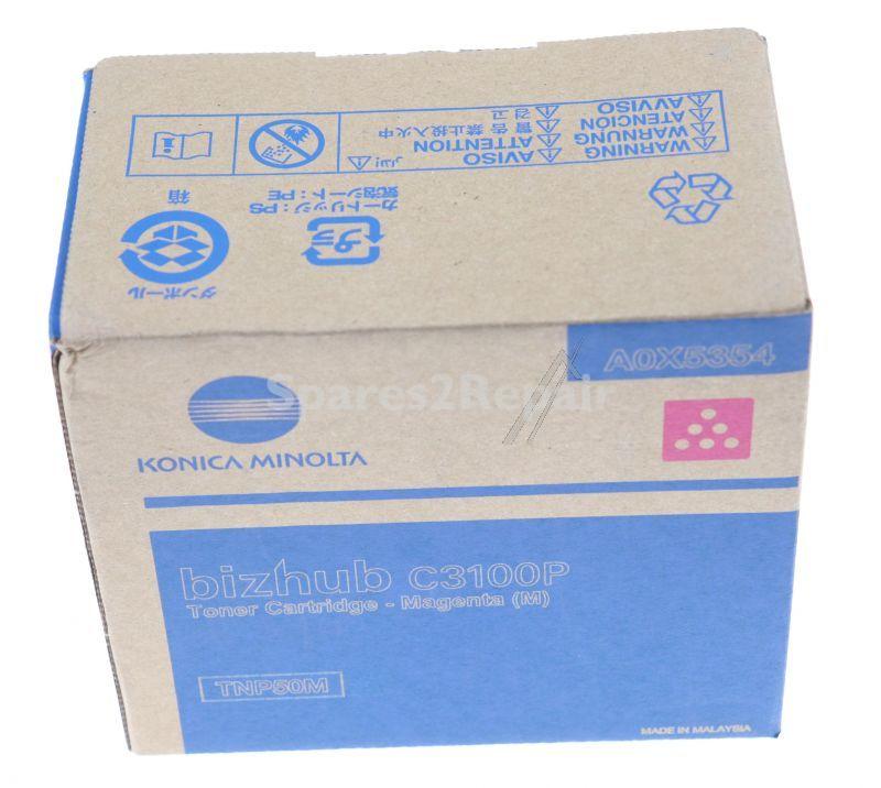 Konica Minolta Toner Cartridge - Tn-p50m A0x5354 Toner Magenta C3100p Bizhub Approx 5k Konica-minolta