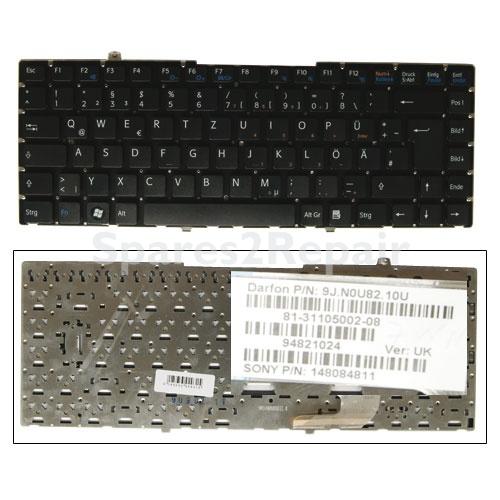 Sony Gr German Notebook keyboards - 9j n0u82 10u 148084811 Internal Keyboard For Sony Color: Black