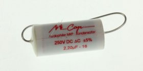Mundorf Foil Capacitor - 2,2uf-250v Audio Filmcap. Axial 85° 13x28mm