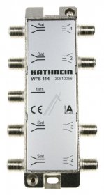 Kathrein Antenna Splitter Sat/terrestri - Wfs 114 Antenna Splitter, 1 X Terr. + 4 X Sat-zf