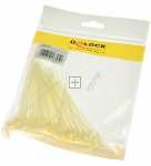 Delock Cable Ties - Cable Ties Transparent L 100 X W 2.5 Mm 100 Pieces